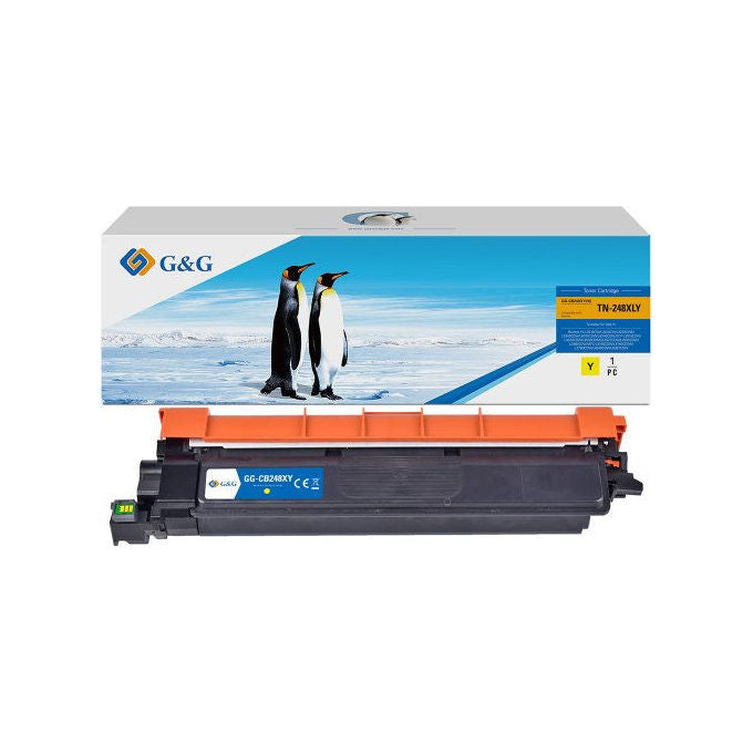 GandG, Toner Compatibile Brother TN-248Y, Giallo