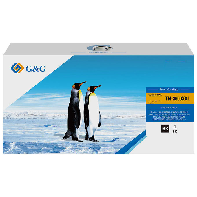 GandG TN-3600XXL Toner Compatibile Brother con Chip 11000 Pagine colore Nero