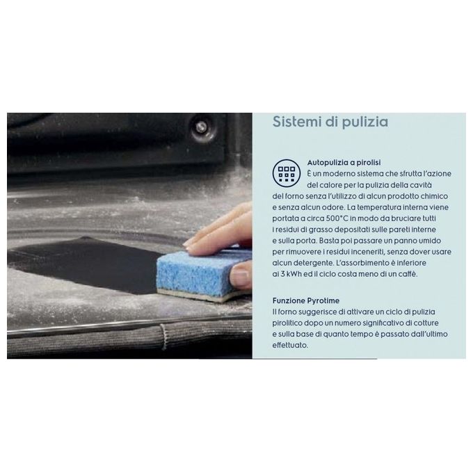 Electrolux KOFDP76X Serie 600 Forno da incasso Elettrico Pirolitico 72 L Classe A+ SurroundCook Multifunzione Touch Control (59x60x57 cm) colore Acciaio Inox