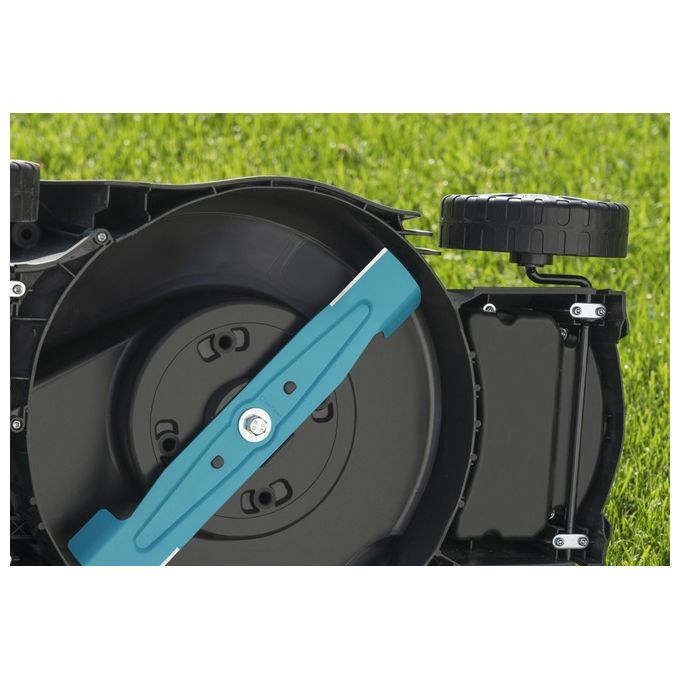 Gardena 14632-20 PowerMax Rasaerba a Batteria Larghezza Taglio 32 cm Capacita' 30 l Motore Brushless 18V P4A Batteria Inclusa colore Blu Grigio