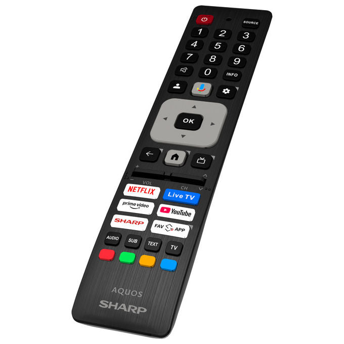 Sharp 70HP5265E TV QLED 70'' 4K Ultra HD Smart TV Google TV Dolby Vision Dolby Atmos Wi-Fi colore Nero