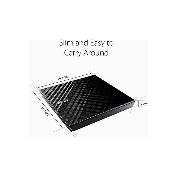 ASUS SDRW-08D2S-U LITE Masterizzatore DVD Slim Esterno 8x USB con supporto M-Disc Mac OS e Windows support Nero