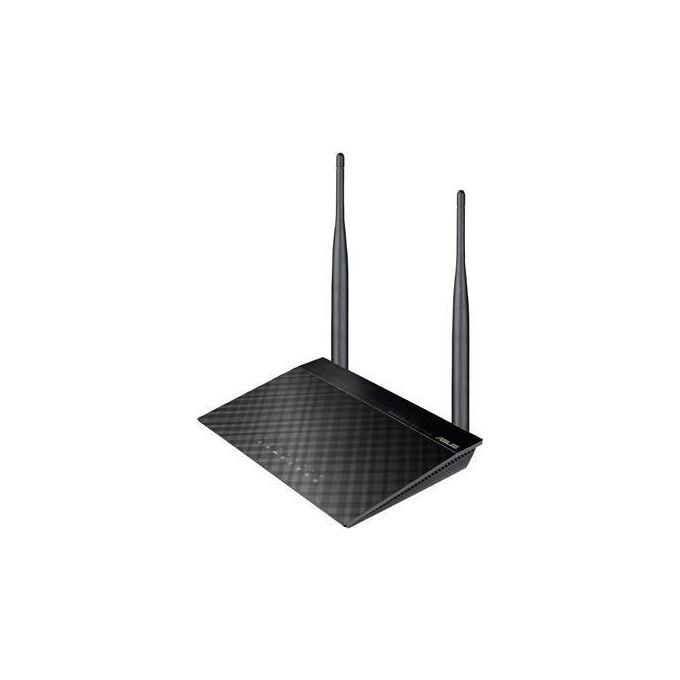 Asus RT-N12E Router WiFi N300 Banda Singola 2.4 GHz 300 Mbit-s 4 Porte LAN Access Point Repeater WPS colore Nero