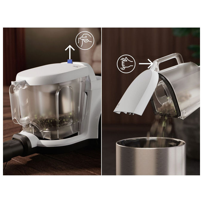 AEG 900 258 728 AL51C2SW Aspirapolvere A cilindro Senza sacchetto 2 L 1000 W 78 dB colore Bianco
