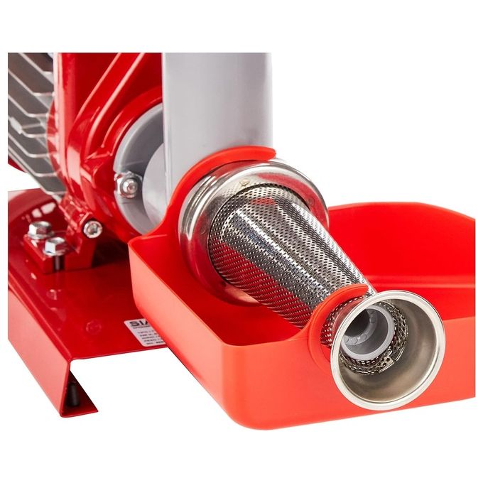 Artus 9008NE Passapomodoro Elettrico per Passata di Pomodoro e Marmellate 400W Nero-Rosso