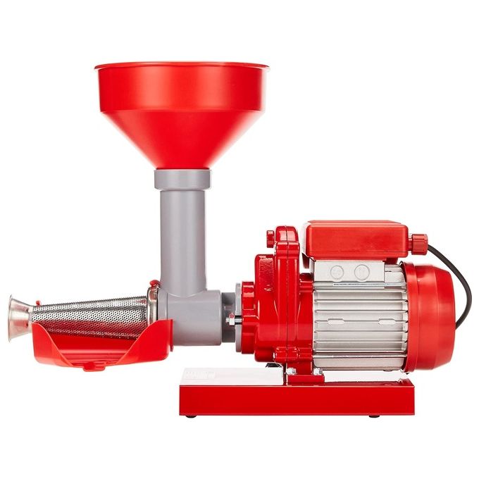 Artus 9008NE Passapomodoro Elettrico per Passata di Pomodoro e Marmellate 400W Nero-Rosso
