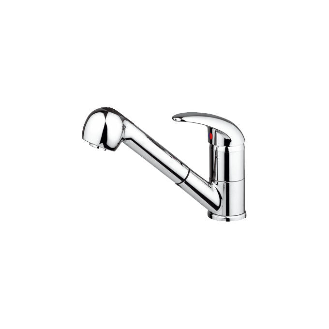 CM 90221MISCCRM EASYMIX Miscelatore cucina con doccetta due getti estraibile colore Cromato