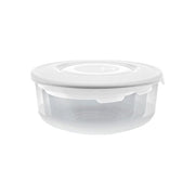 Tontarelli 8005989264384 Family Food Set 3 Contenitori per Alimenti Rotondi 1,7L 1L 0,5L Microonde Congelatore Lavastoviglie colore Bianco
