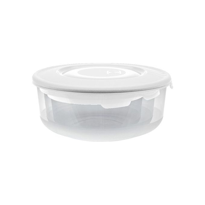 Tontarelli 8005989264384 Family Food Set 3 Contenitori per Alimenti Rotondi 1,7L 1L 0,5L Microonde Congelatore Lavastoviglie colore Bianco