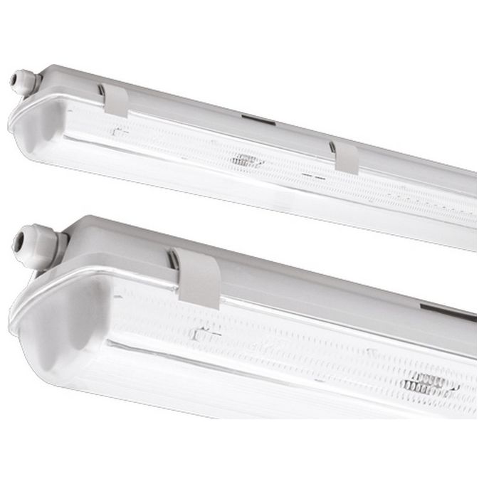 Century Italia SPPRV-481500 Suprema-RV Plafoniera Stagna LED Vuota 2x22W IP65 per Uso Esterno colore Bianco