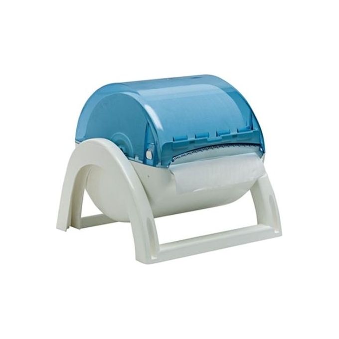 Marplast FG-066115031 Linea Bianca Dispenser Portarotolo Industriale Carenato Conforme HACCP per Bobina Ø 280 x 260 mm colore Bianco-Trasparente