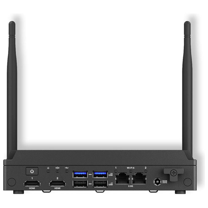 Asus NUC 13 Rugged, Mini PC Barebone, Intel Atom x7211E, Nero