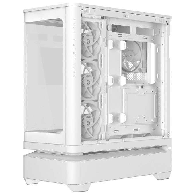 Asus 90DC0113-B19000 PRIME AP304 TG ARGB Case PC Middle-tower con pannello in vetro temprato e 4 ventole ARGB 120 mm colore Bianco