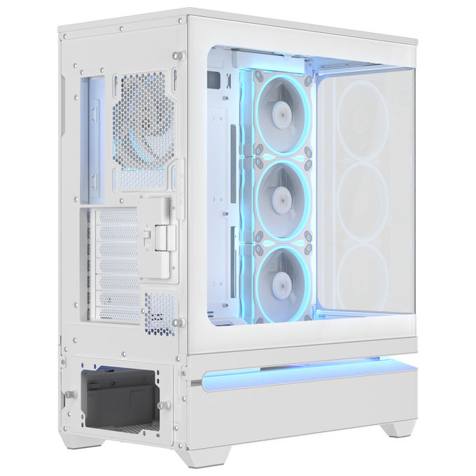 Asus 90DC0113-B19000 PRIME AP304 TG ARGB Case PC Middle-tower con pannello in vetro temprato e 4 ventole ARGB 120 mm colore Bianco