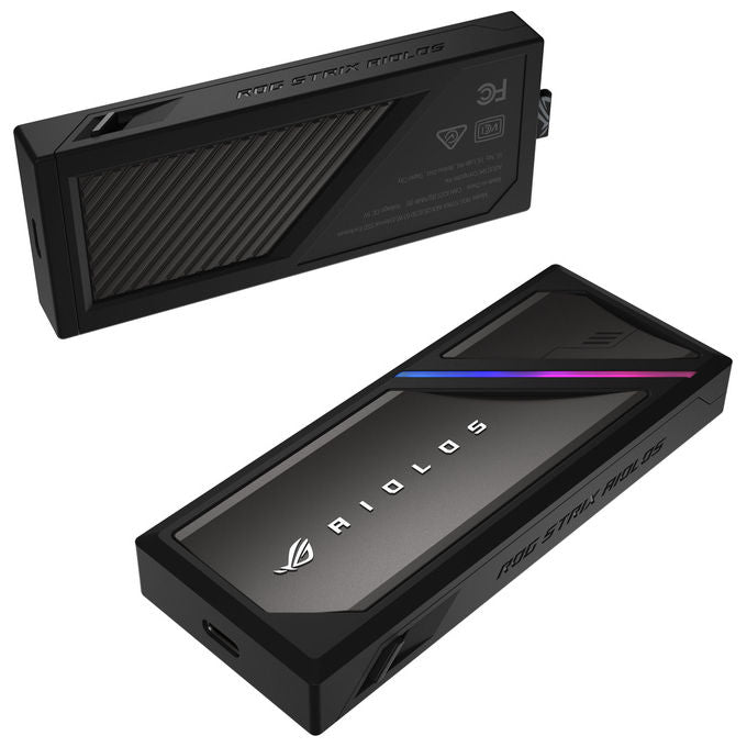 Asus 90DD02U0-MA9000 ROG Strix Aiolos Box esterno SSD M.2 USB 3.2 Gen 2x2 20 Gbit-s colore Nero