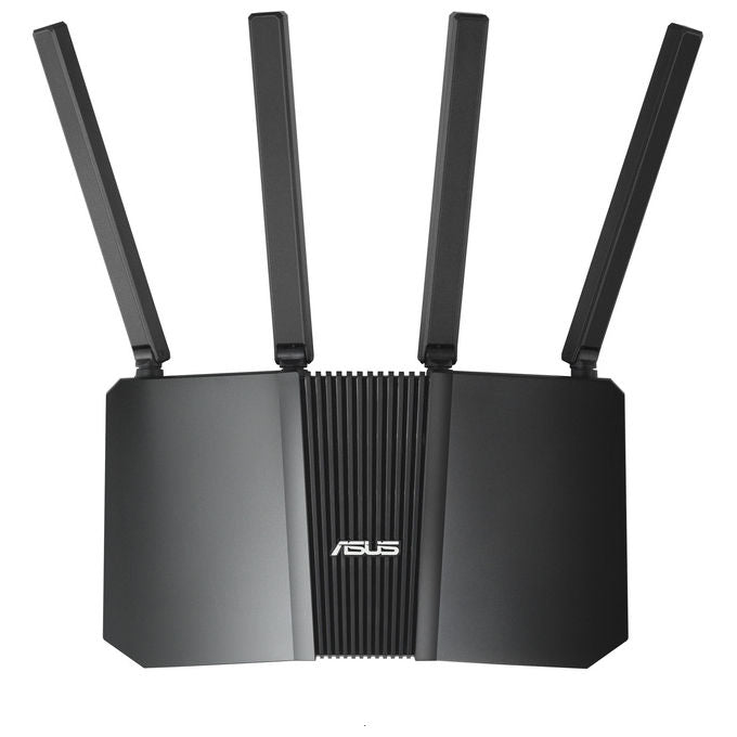 ASUS router WiFi 7 dual-band RT-BE55 90IG0A80-MO3C00 BE3600 porta WAN 2.5G AiMesh AiProtection Pro VPN controllo genitori nero