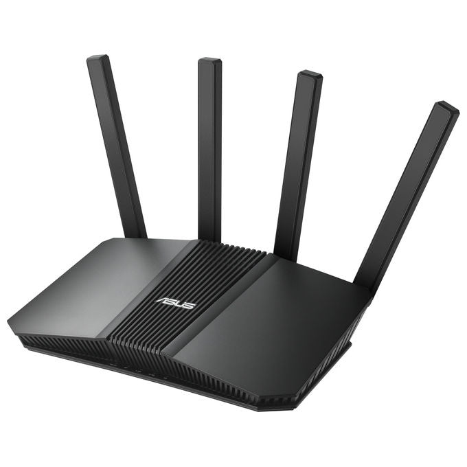 ASUS router WiFi 7 dual-band RT-BE55 90IG0A80-MO3C00 BE3600 porta WAN 2.5G AiMesh AiProtection Pro VPN controllo genitori nero