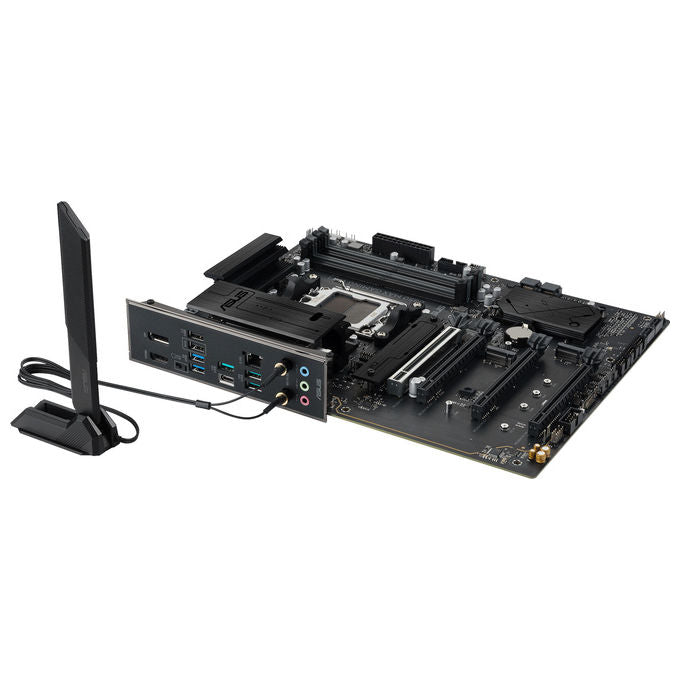 ASUS scheda madre B850 MAX GAMING WIFI, socket AM5, chipset AMD B850, DDR5, PCIe 5.0, 3 slot M.2, Wi-Fi 6E, ATX, nera