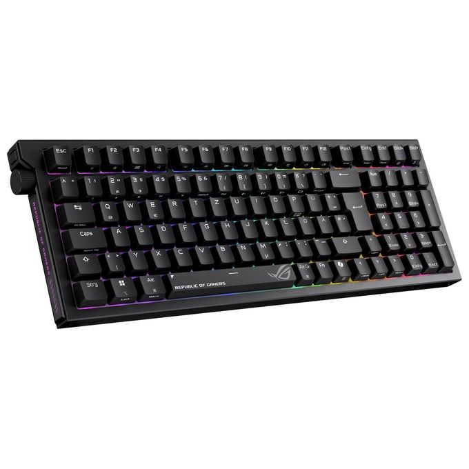 Asus 90MP04IF-BKIA03 ROG Strix Morph 96 Tastiera Gaming Wireless Meccanica Switch NX V2 Hot-Swap RGB Layout Italiano colore Nero