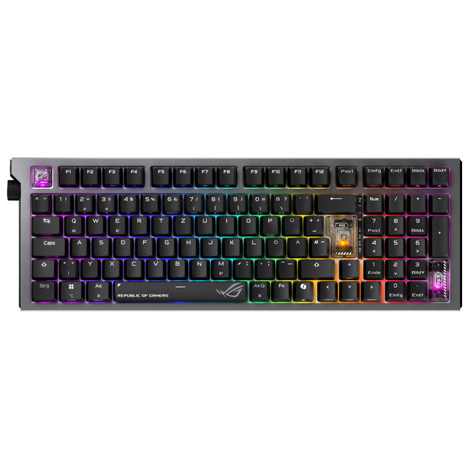 Asus 90MP04IF-BKIA03 ROG Strix Morph 96 Tastiera Gaming Wireless Meccanica Switch NX V2 Hot-Swap RGB Layout Italiano colore Nero