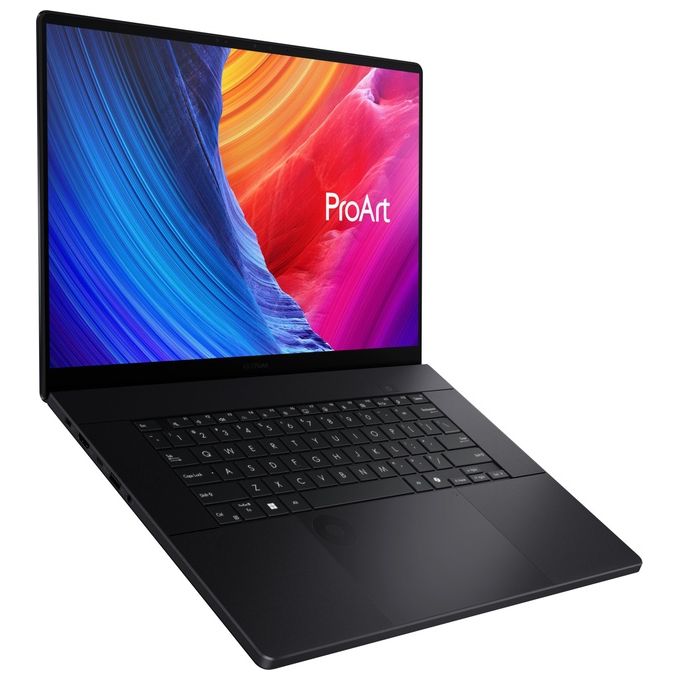 Asus H7606WP PROART P16 AMD Ryzen Master AI 9 HX 370 Notebook 16 pollici 3K OLED Touch 64GB RAM 4TB SSD NVIDIA RTX 5070 8GB GDDR7 Windows 11 Pro Nero