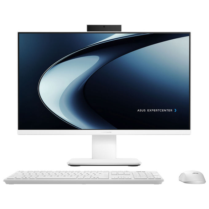 Asus 90PT0461-M013J0 ExpertCenter P600 AiO PC All-in-one AMD Ryzen AI 7 345 16 GB DDR5 512 GB SSD Wi-Fi 7 Windows 11 Pro colore Bianco