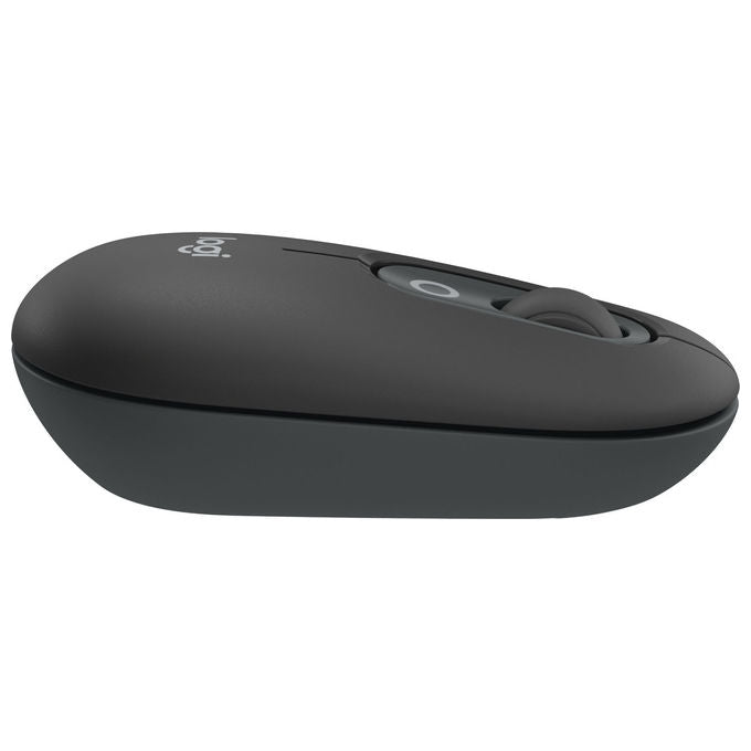 Logitech Pop Mouse, Wireless Bluetooth, Ambidestro, Grafite
