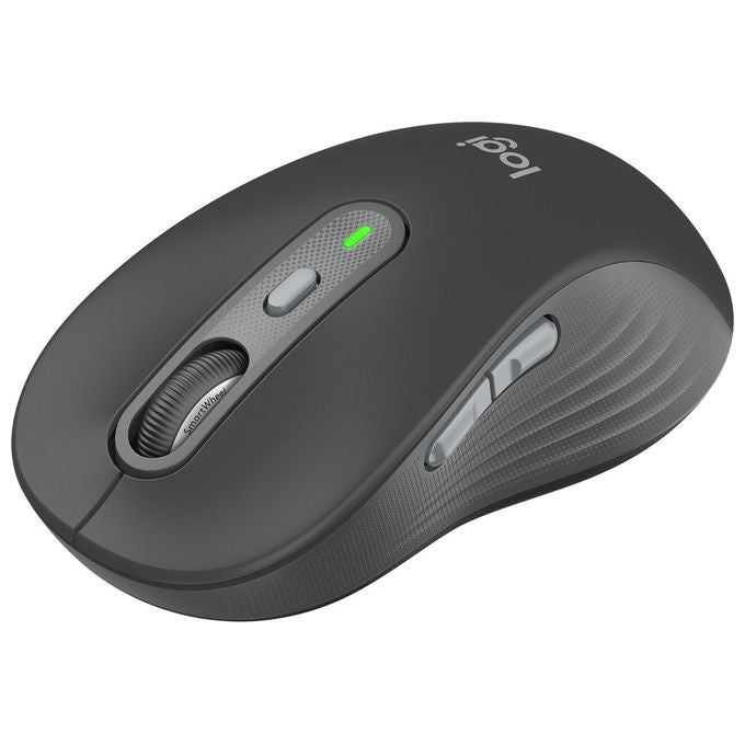 Logitech 910-007509 Signature Plus M750L Mouse Wireless Ottico 4000 DPI 6 Tasti Bluetooth RF Multi-dispositivo colore Grafite