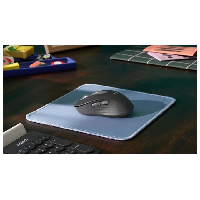Logitech 910-007509 Signature Plus M750L Mouse Wireless Ottico 4000 DPI 6 Tasti Bluetooth RF Multi-dispositivo colore Grafite