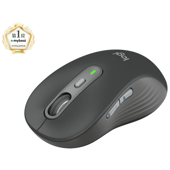 Logitech 910-007509 Signature Plus M750L Mouse Wireless Ottico 4000 DPI 6 Tasti Bluetooth RF Multi-dispositivo colore Grafite