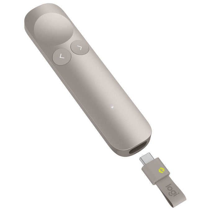 Logitech 910-007674 Spotlight 2 Puntatore Wireless Bluetooth RF 30 m Colore Sabbia
