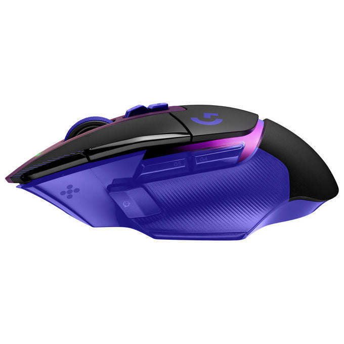 Logitech G 910-007811 G502 X PLUS Mouse Gaming Wireless e Con Cavo 44000 DPI 130 h Batteria colore Nero Viola
