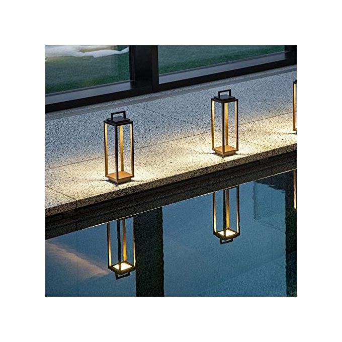 Ab By Abert Resort Lampada da Tavolo Portatile Corten