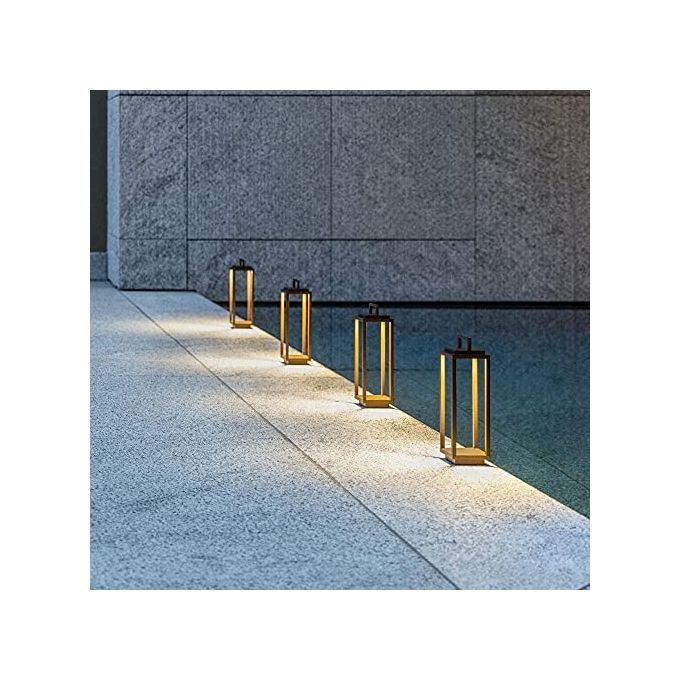Ab By Abert Resort Lampada da Tavolo Portatile Corten