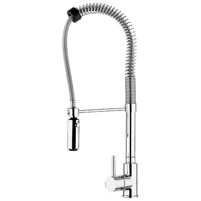 CM PONZA 9105 MISCCRM ACQUAMIX Miscelatore cucina con mollettone e doccia a due getti colore Cromato