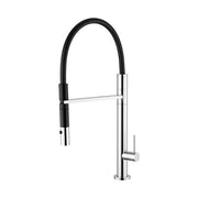 CM SANTORINI 9108 MISCCRM ACQUAMIX Miscelatore cucina con mollettone leva minimalista e doccia due getti colore Cromato