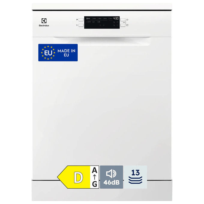 Electrolux 911 552 142 Serie 500 Lavastoviglie Libera installazione 13 coperti Classe D AirDry (60x62x85 cm) colore Bianco