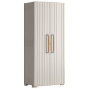 Keter Armadio Groove Alto 80x45x180H Design Funzionale ed Elegante per Organizzare Spazi Interni ed Esterni in Ogni Ambiente
