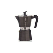 Pedrini 9114 Caffettiera Aroma Color 6 Tazze Antracite