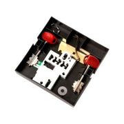 MOTTURA 91184101S Gruppo Gorges Ricambio Sx con 3 Chiavi 60 mm per Serrature 20.500 20.550 colore Nero