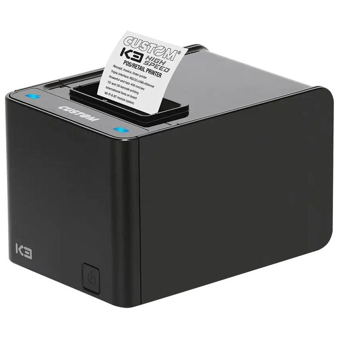 Custom, Stampante POS Termica, 203 x 203 DPI, Nero, Interfaccia USB, Ethernet
