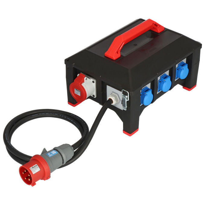 Brennenstuhl 9150320061 BSV 5-32A Unita' di distribuzione dell'energia 9 prese AC 400 V 32 A IP44 H07RN-F 5G6.0 2 m colore Nero