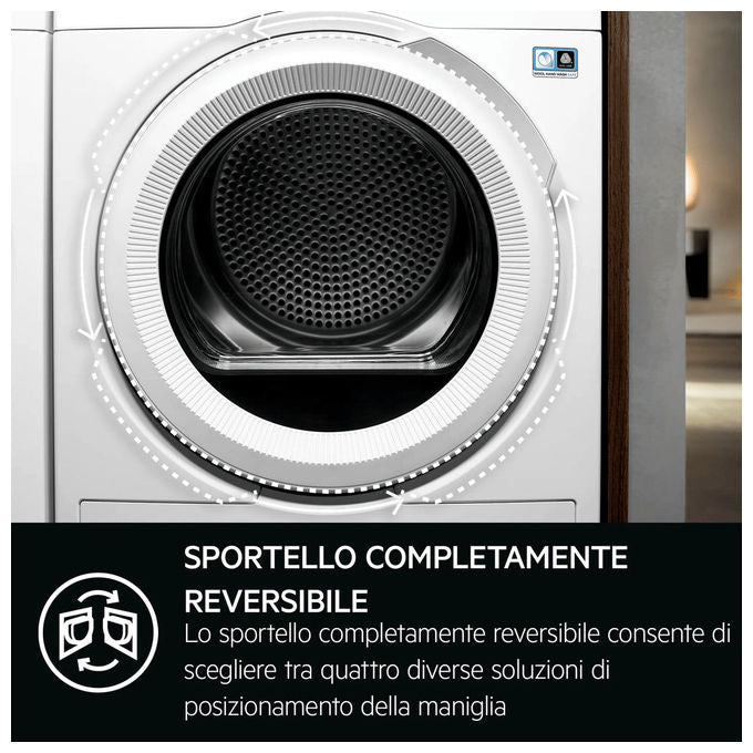AEG 916900890 Serie 7000 Asciugatrice Caricamento frontale 9 Kg Classe C Pompa di calore MixDry SensiDry (59.6x63.8x85 cm) colore Bianco
