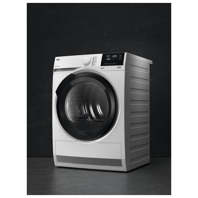 AEG TR7HG9C Serie 7000 Asciugatrice Pompa di Calore 9 Kg Classe C SensiDry MixDry 64 dB (85x60x64 cm) colore Bianco