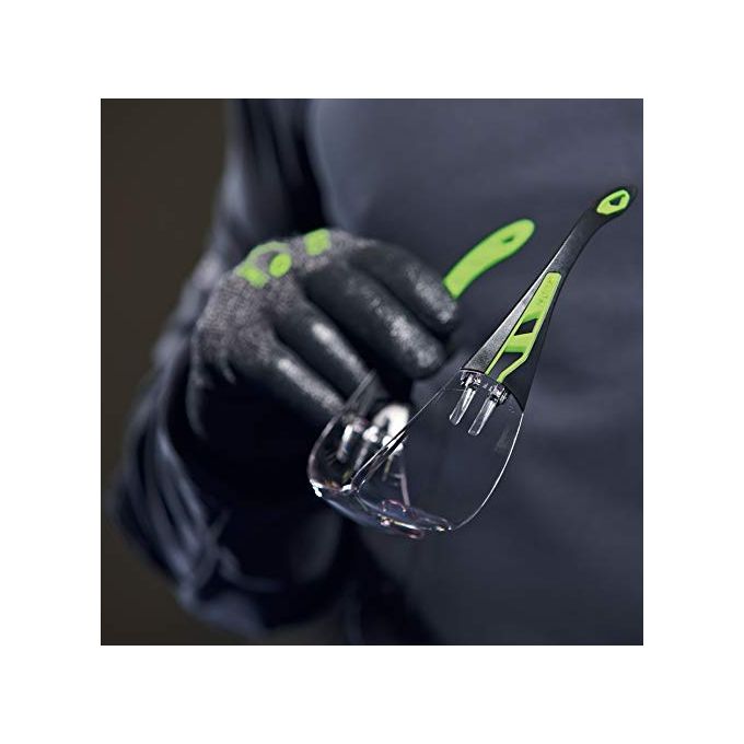 Uvex Occhiali con Astine Pheos Nero-Verde