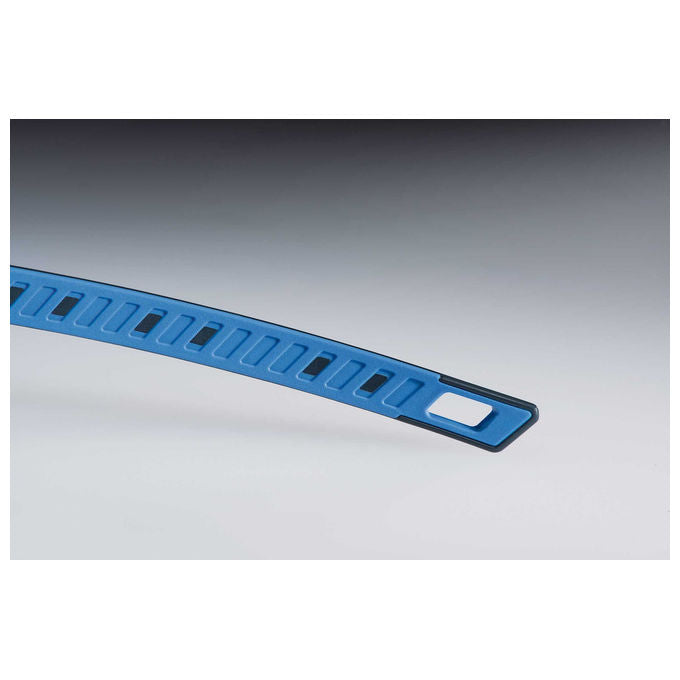 Uvex 9194171 i-works Occhiali Protettivi Lente Panoramica Antiappannamento Antigraffio Resistenti Sostanze Chimiche colore Blu