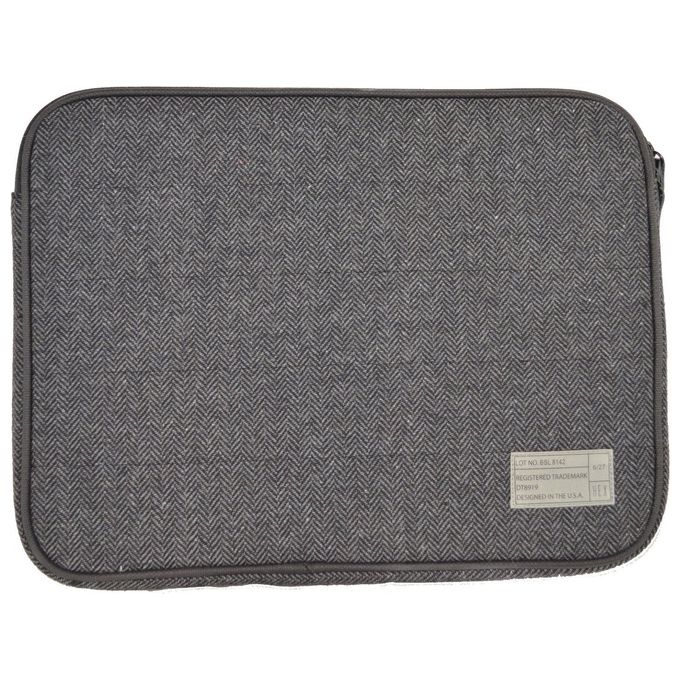 HEX Bristol Collection Sleeve per MacBook Pro 13 in Black e Grey Herringbone con Design Raffinato e Protezione Ottimale