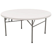 Vigor 9692532 Edra Tavolo da Esterno Tondo Richiudibile HDPE Acciaio Verniciato Diametro 152 cm