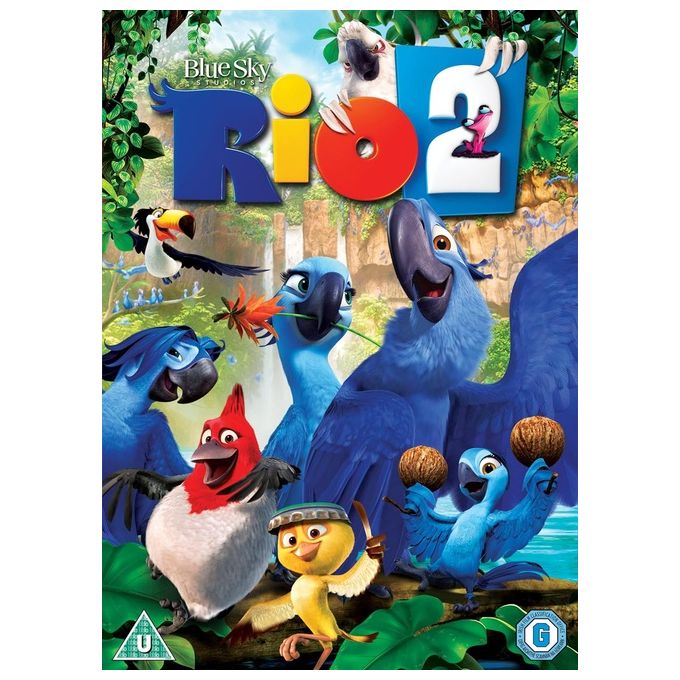 WALT DISNEY Rio 2 DVD Edizione Regno Unito per Famiglie e Appassionati di Cinema Animato