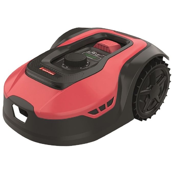 Sandrigarden 7147020 SG-RT500 Robot tagliaerba per prati fino a 500 m² pendenza 35% motore Brushless batteria 20V 2,5Ah WiFi Bluetooth App colore Nero